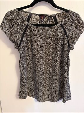Maison Scotch animal print top size small